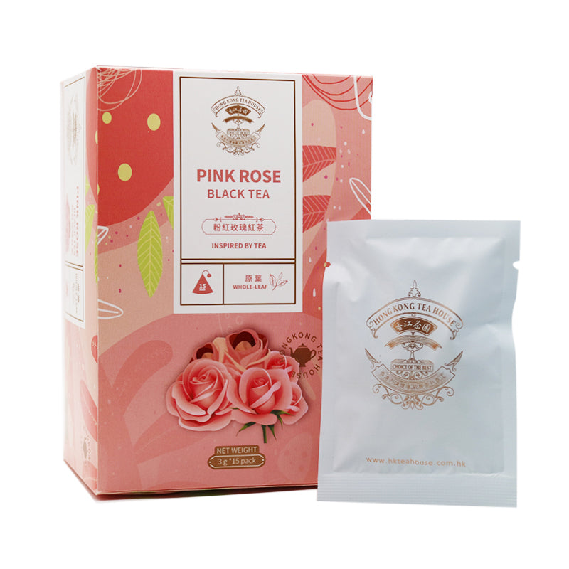 粉紅玫瑰紅茶 三角茶包